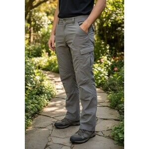 Kuhl Pants Mens 38x32 Outdoor Hiking Gray Cargo Utility